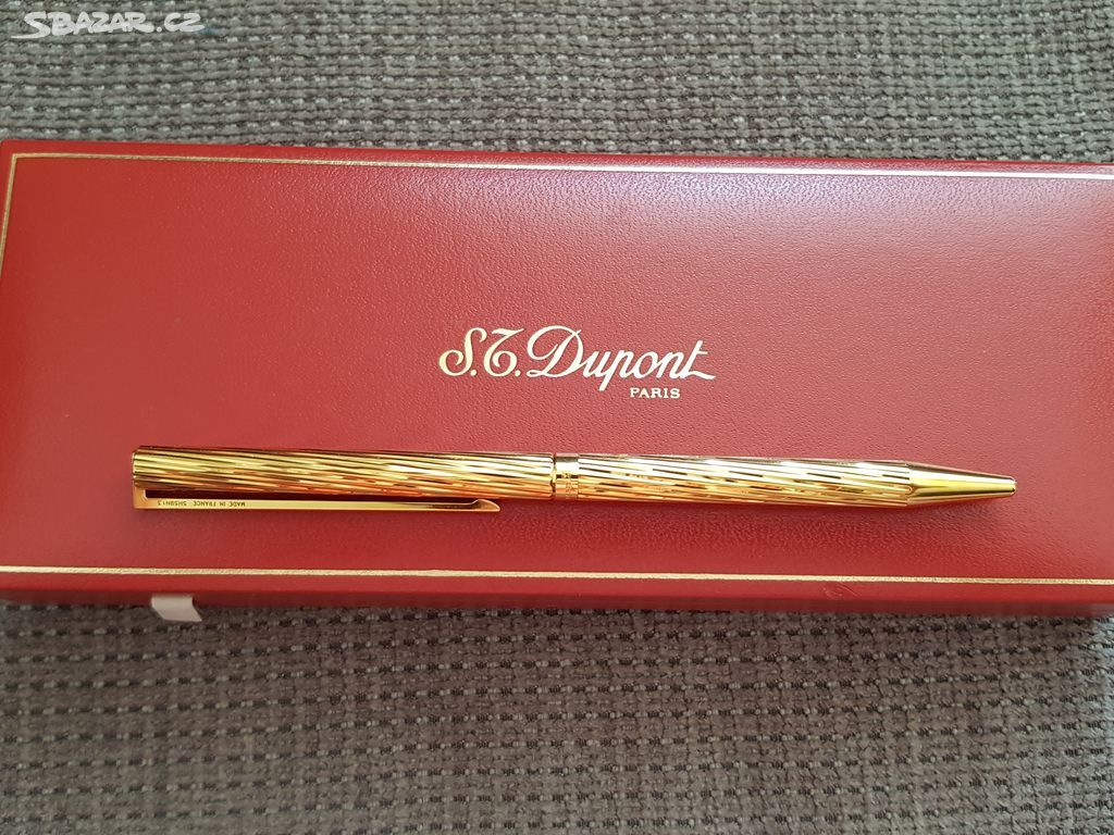 S.T. Dupont Pozlacena tužka Top Stav.