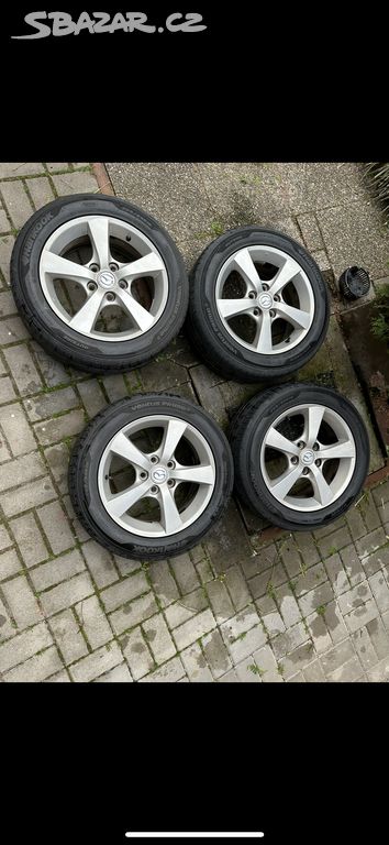 ALU r16 5x114,3 letní pneu 5mm. Mazda, Kia, Hund .
