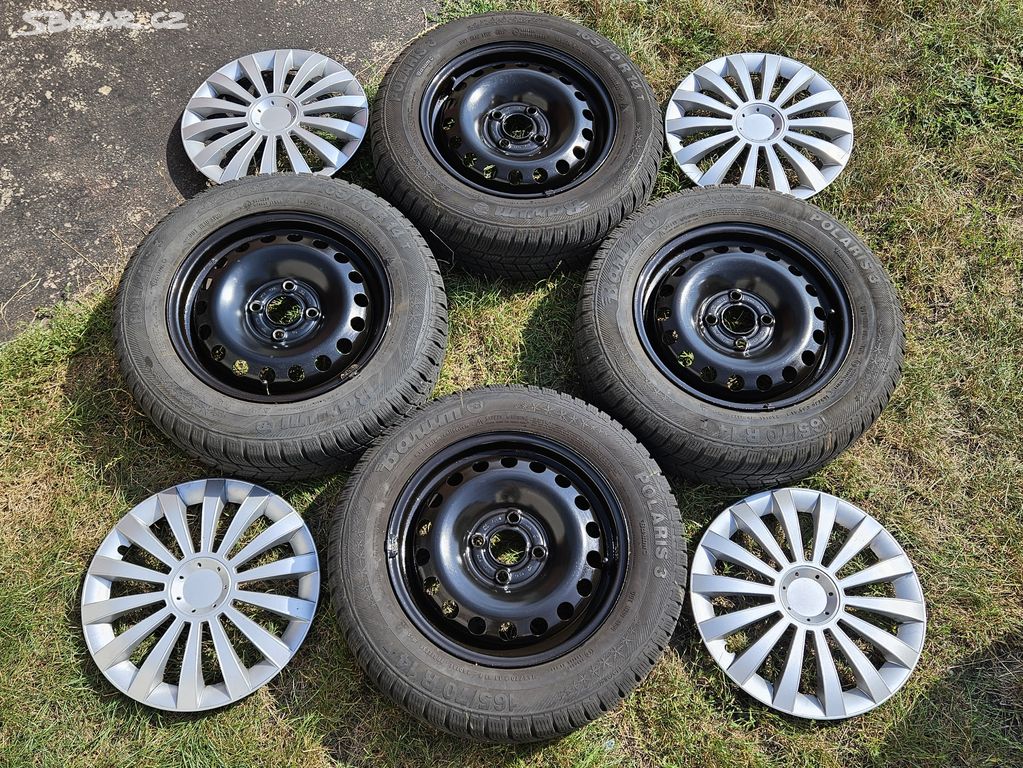 Škoda Citigo zimní pneumatiky 165/70R14 disky 14"