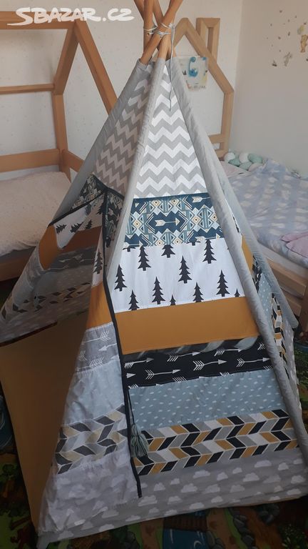 Dětské teepee Gypsy blue (Vigvam design)0