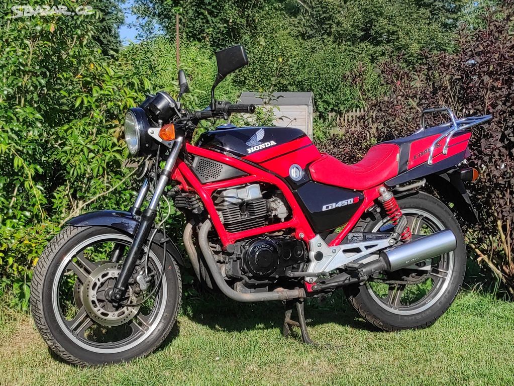 Honda CB 450 S r.v. 1988, výkon 20kW v TP