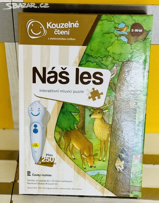 interaktivní puzzle Albi Kouzelné čtení - Náš les