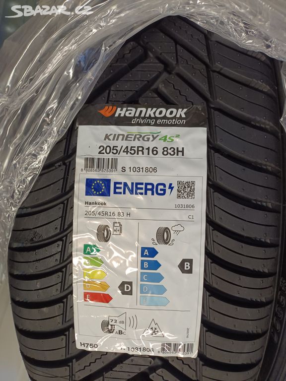 pneu Hankook Kinergy 4S 2 H750 205/45R16 83H