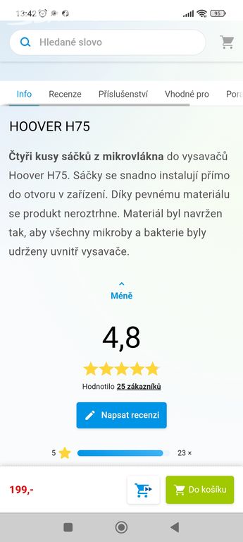 Sáčky do vysavače zdarma