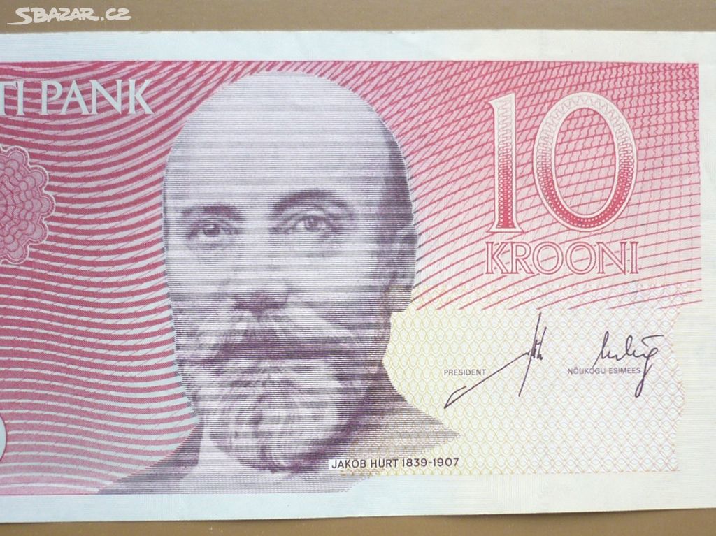 Bankovka, Estonsko, 10 kroon ročník 2006