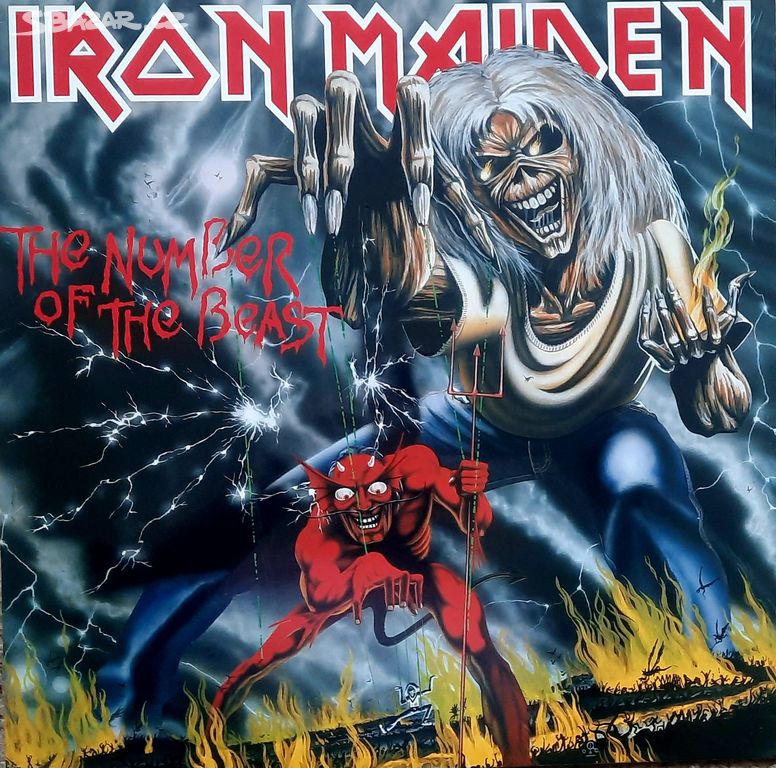 Iron Maiden - The Number of the Beast vinyl 1982