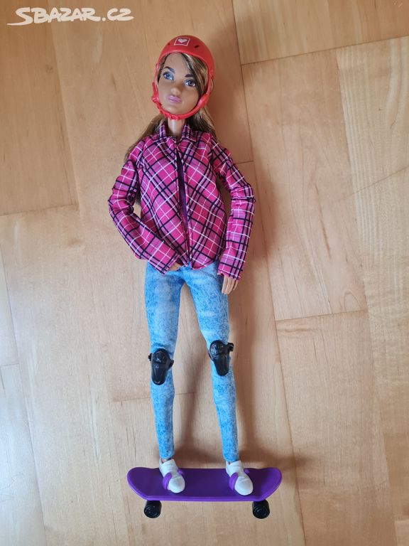Barbie Made to move Skateboard rok 2017 Praha Sbazar.cz