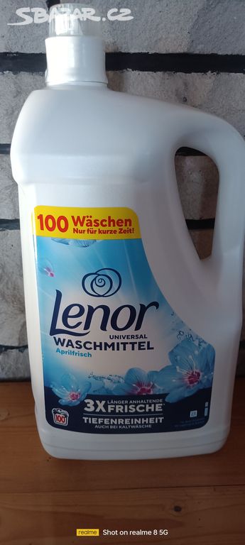 Prací gel Lenor z Německa