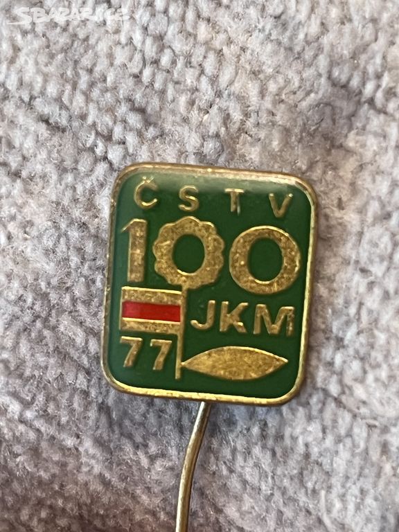 1091 - odznak - ČSTV 100 JKM 77