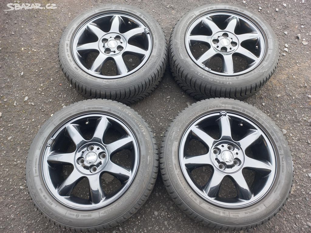 Prodám sadu Orig ALU kol Mini 195/55R16 zimní