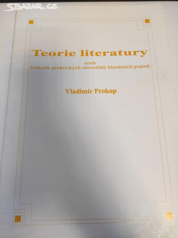 Teorie literatury - nová