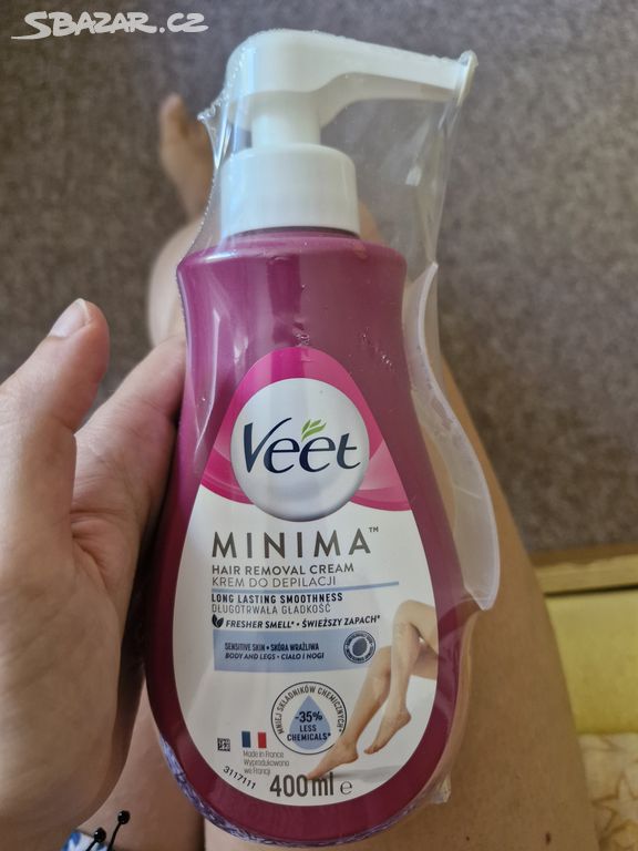 Veet depilační krém pro citlivou pokoužku - nový