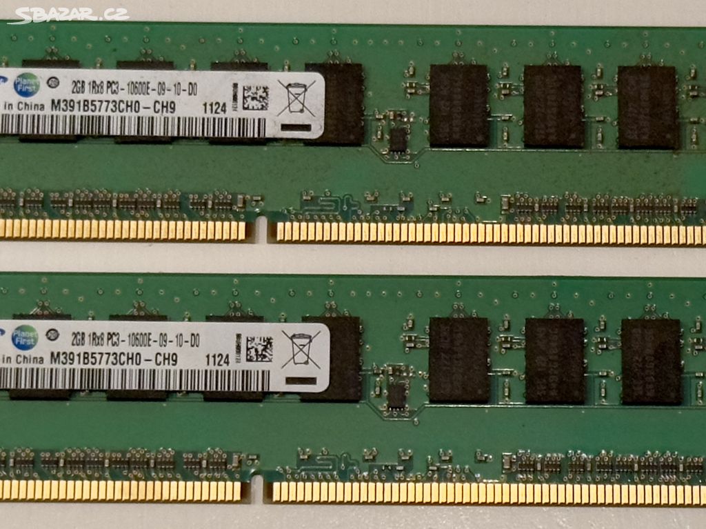 RAM - 2GB 1Rx8 PC3 10600E