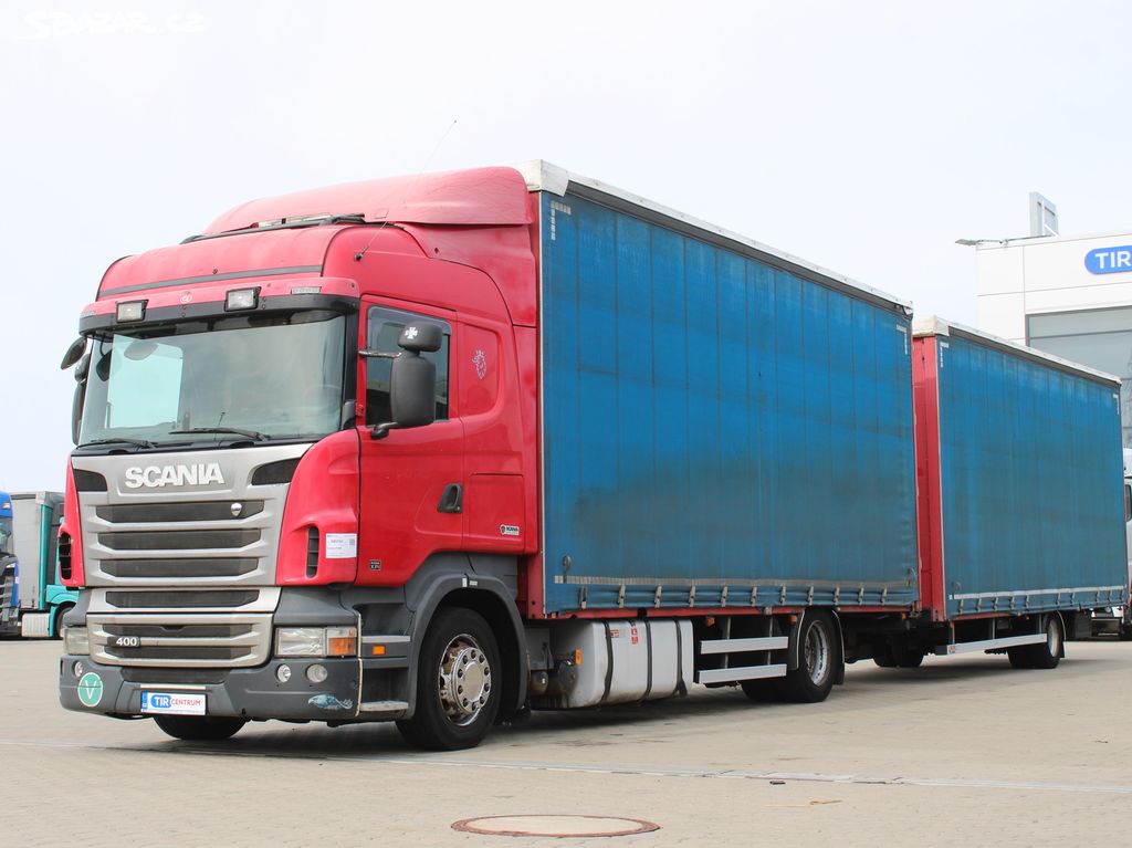 Scania R400, RETARDER, EURO 5 + přívěs CHTP10