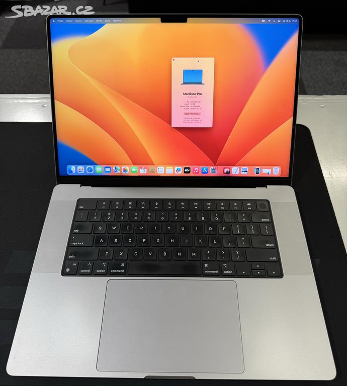 MacBook Pro 16inch. M1 Max. RAM 32gb, SSD 1TB