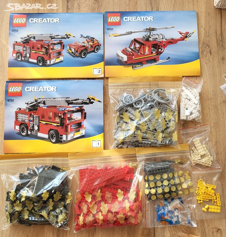 Lego Creator 6752 Záchranná akce hasičů 3v1