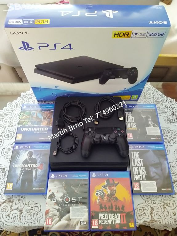 Playstation 4 Slim 500GB - TOP STAV