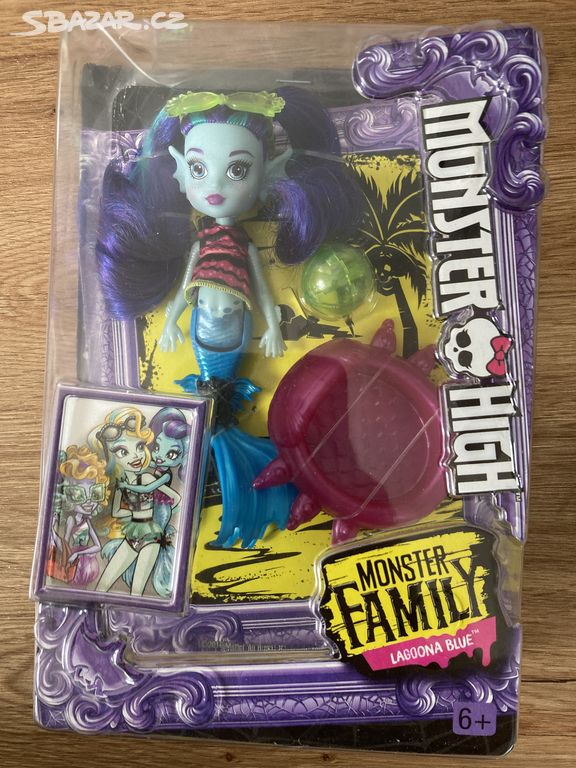 NOVÉ neotevřené Monster high Ebbie Blue