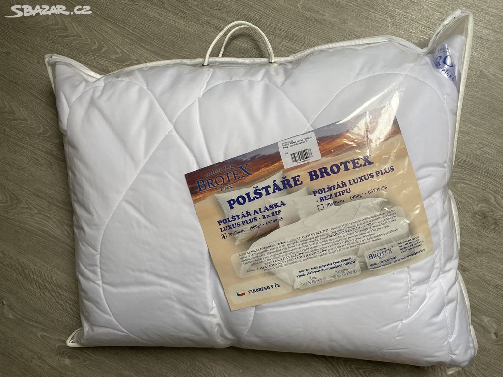 Polštář Brotex Luxus plus 70x90cm bez zipu