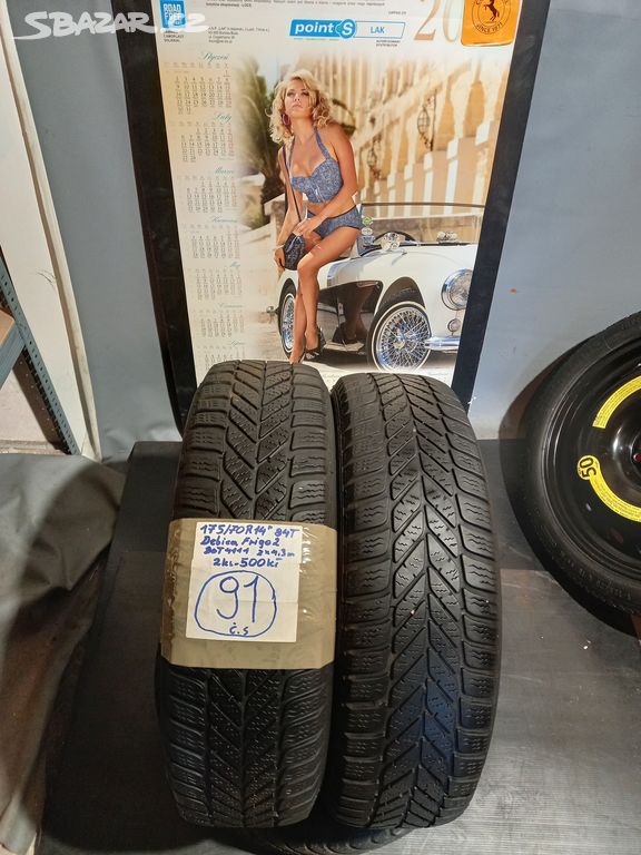 175/70R14" Debica. Zimní. 2ks.