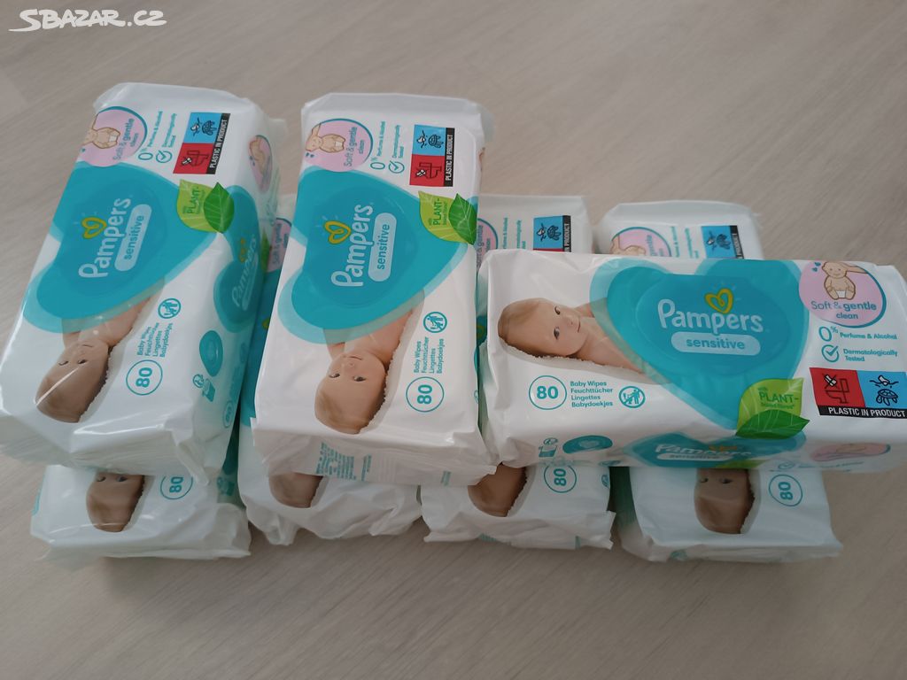 Ubrousky Pampers Sensitive