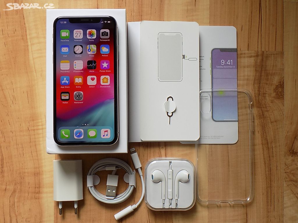 Apple iPhone X 256GB Silver, TOP - ZÁRUKA 12 m