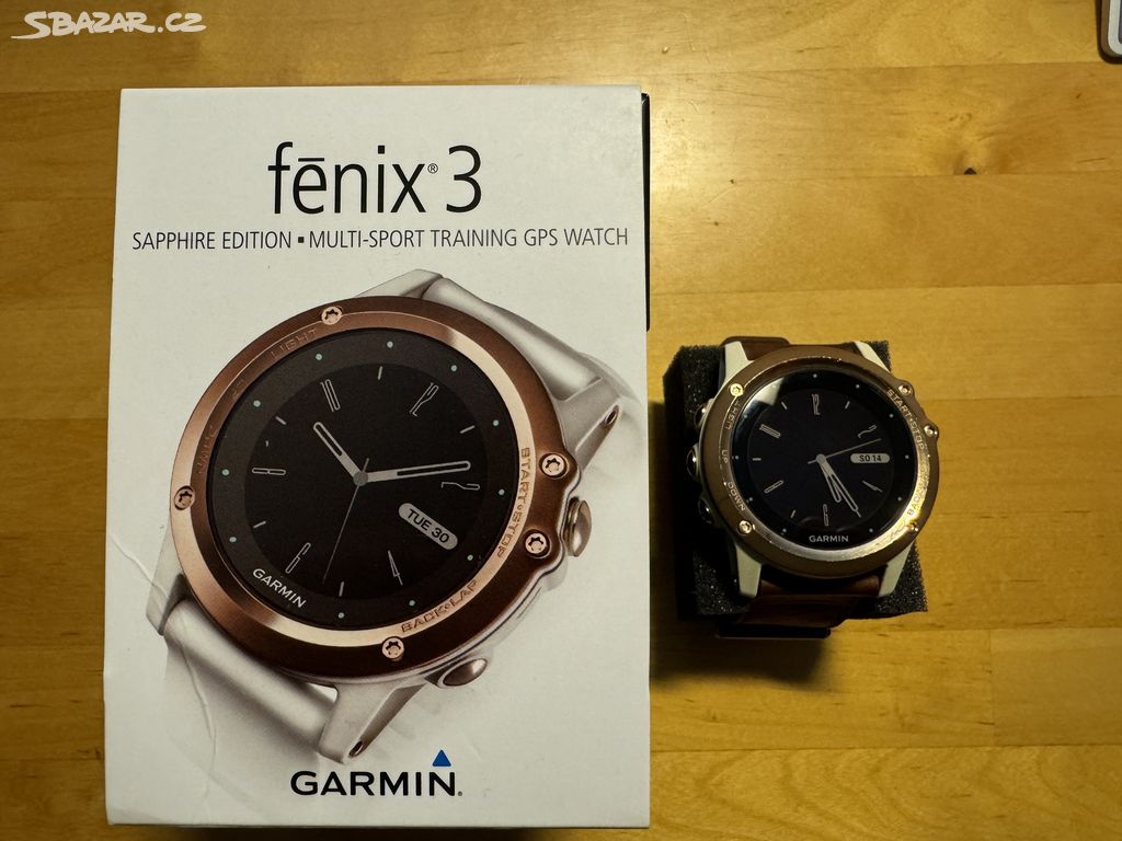 Hodinky Garmin Fenix 3 safírové sklo