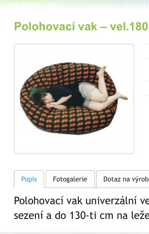 Polohovací vak J - Rehas