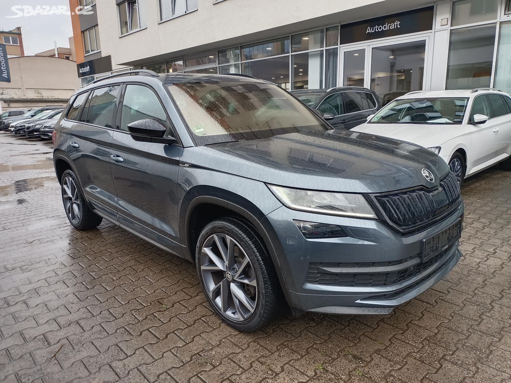 Škoda Kodiaq 2.0TDI 140kW 4x4 DSG 66tkm Sportline