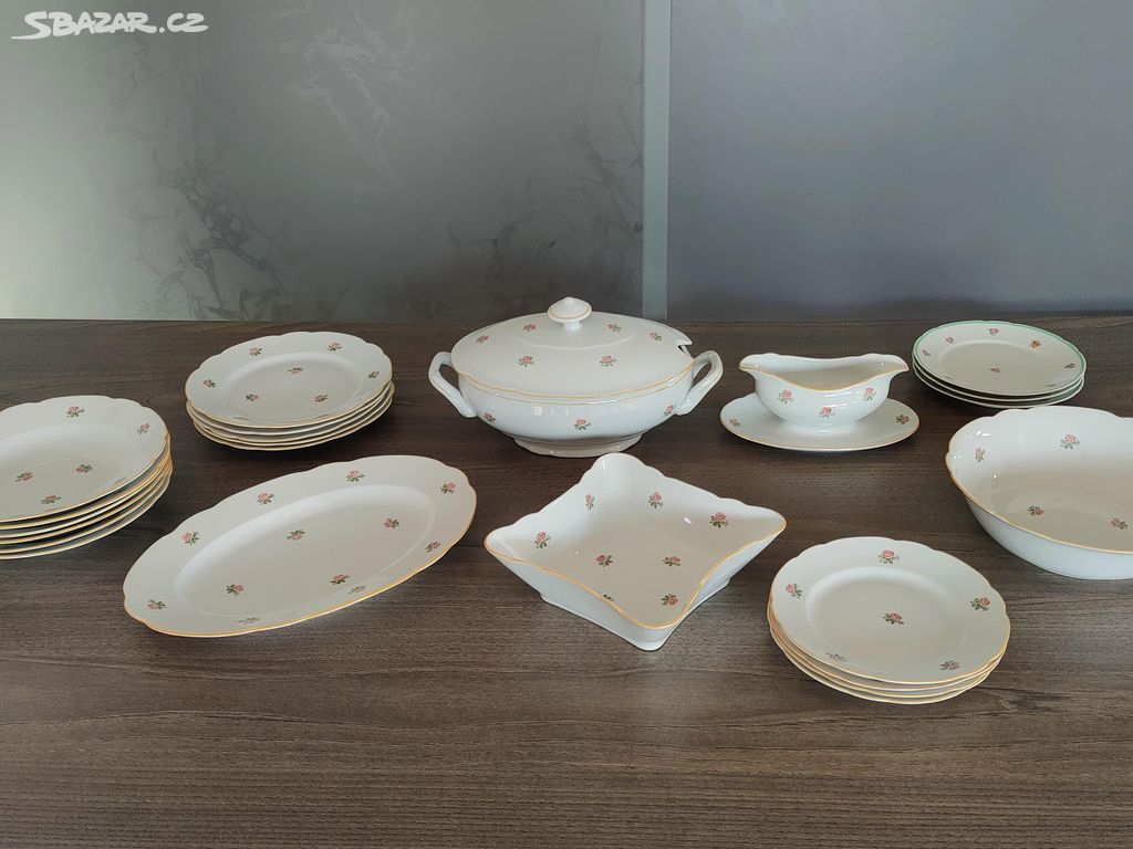 Porcelánová jídelní souprava