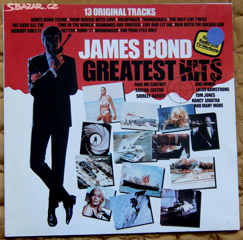 LP deska - James Bond - Greatest Hits (13 Tracks)