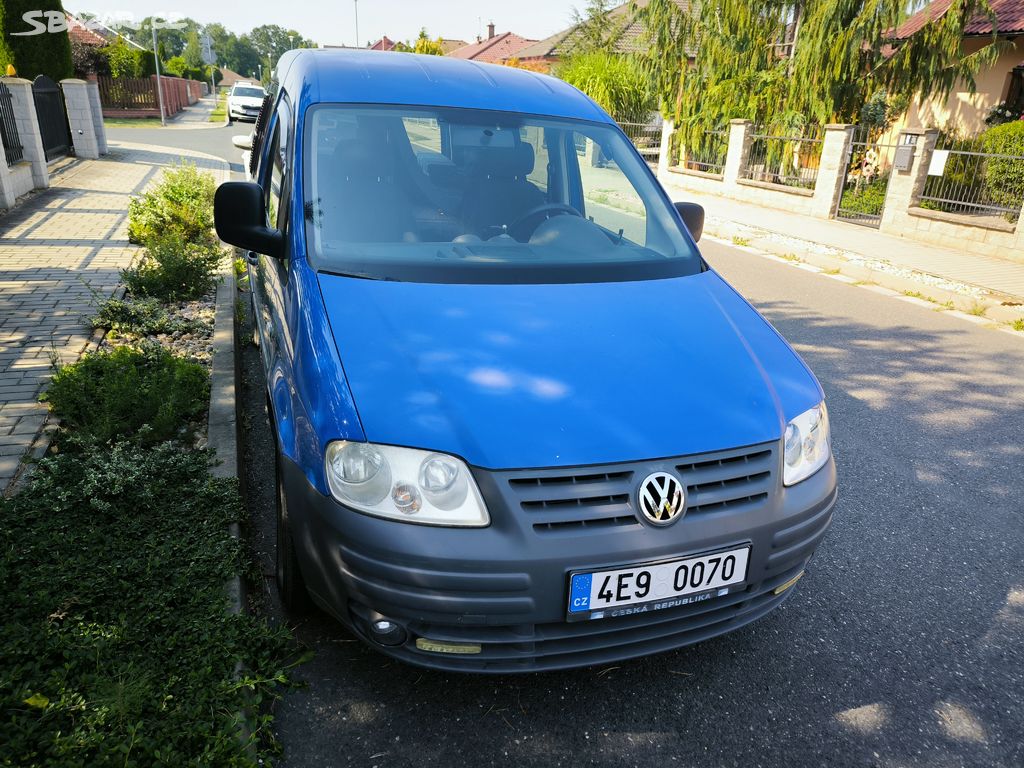 obytná VW Caddy 1.9TDI 2010 77kW 1896 cm3