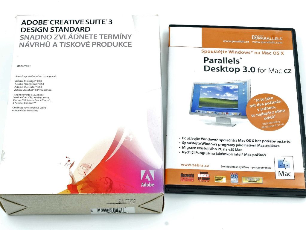 Adobe Creative Suite 3 Design Standard MAC CZ orig - Neratovice