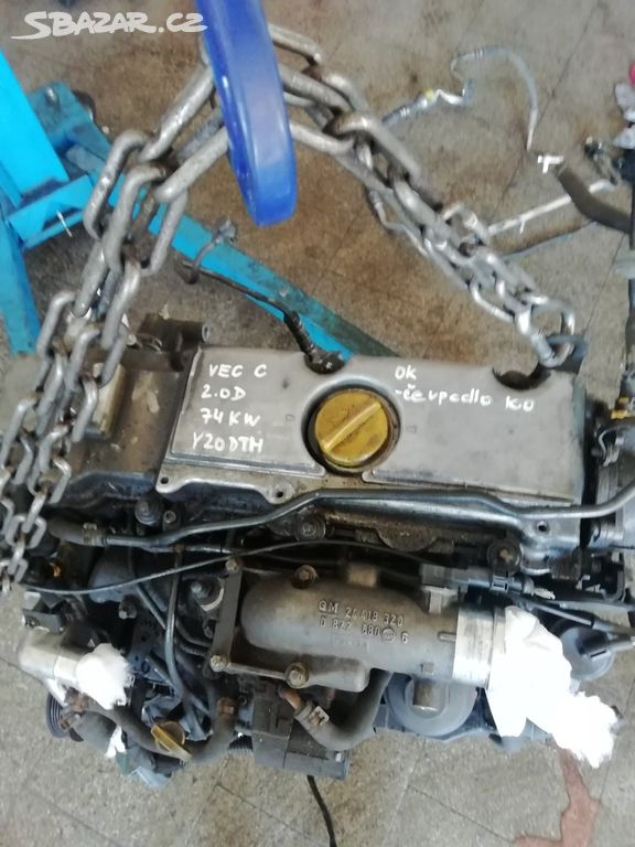 Motor Opel VECTRA C 2.0DTi 74kW kód Y20DTH