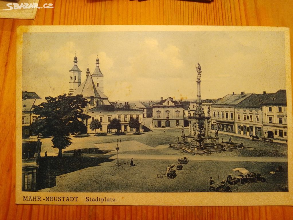 Stará pohlednice  UNIČOV První Republika 1930