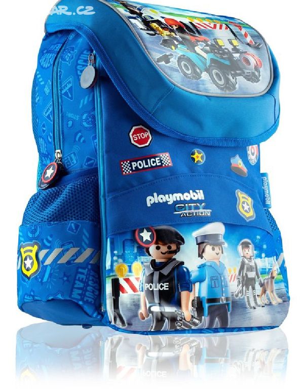 Playmobil školní batoh s motivem policie