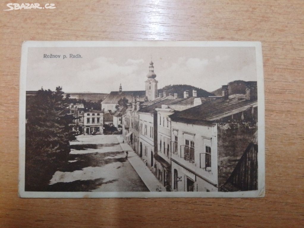 Stará pohlednice "Rožnov pod Radhoštěm" 1923