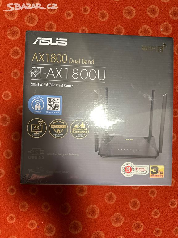 ASUS RT-AX1800U 2pásmový Wi-Fi 6 router