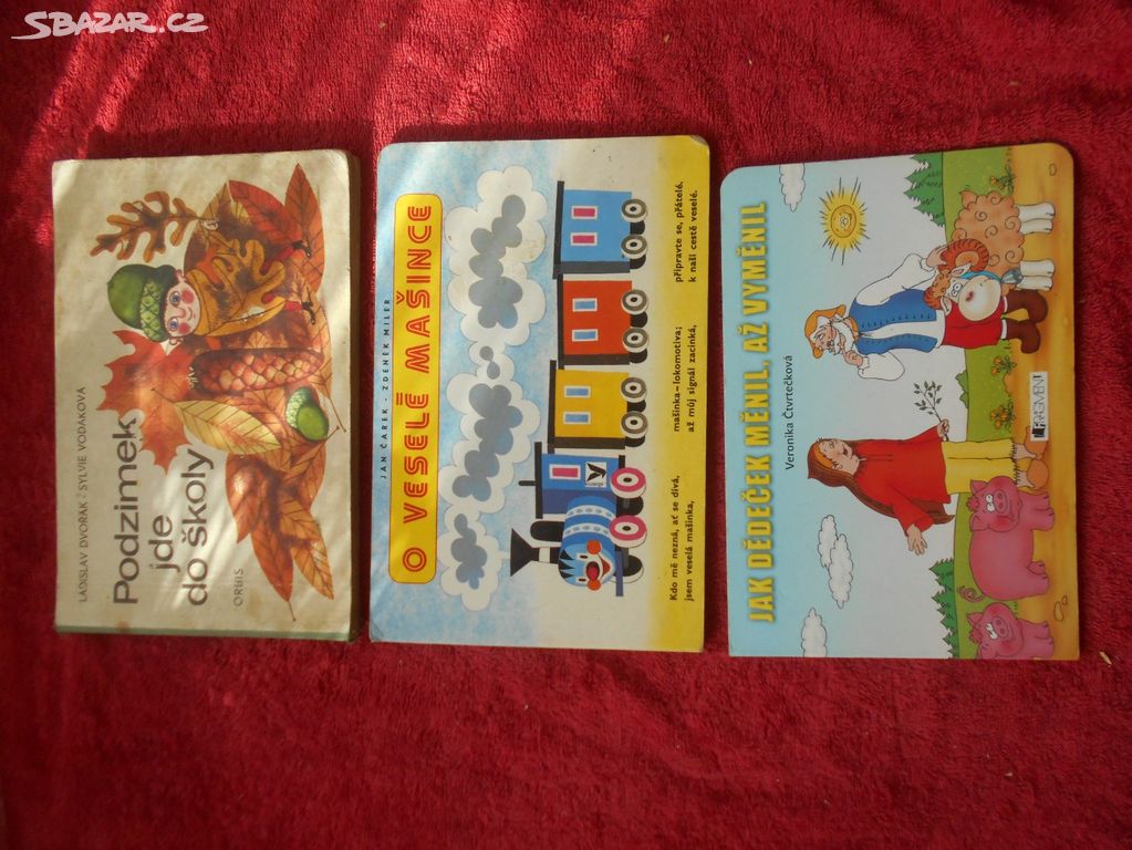 Prodám tyto dětské knihy JEN DOHROMADY za 200