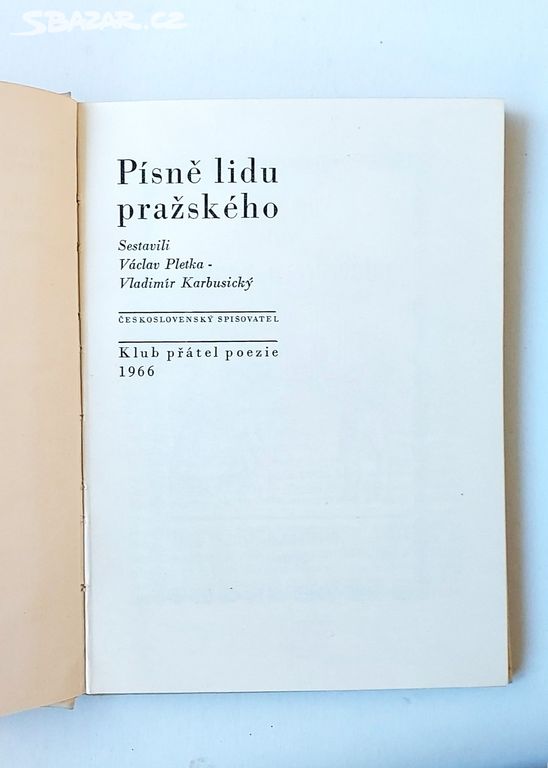 Písně lidu pražského