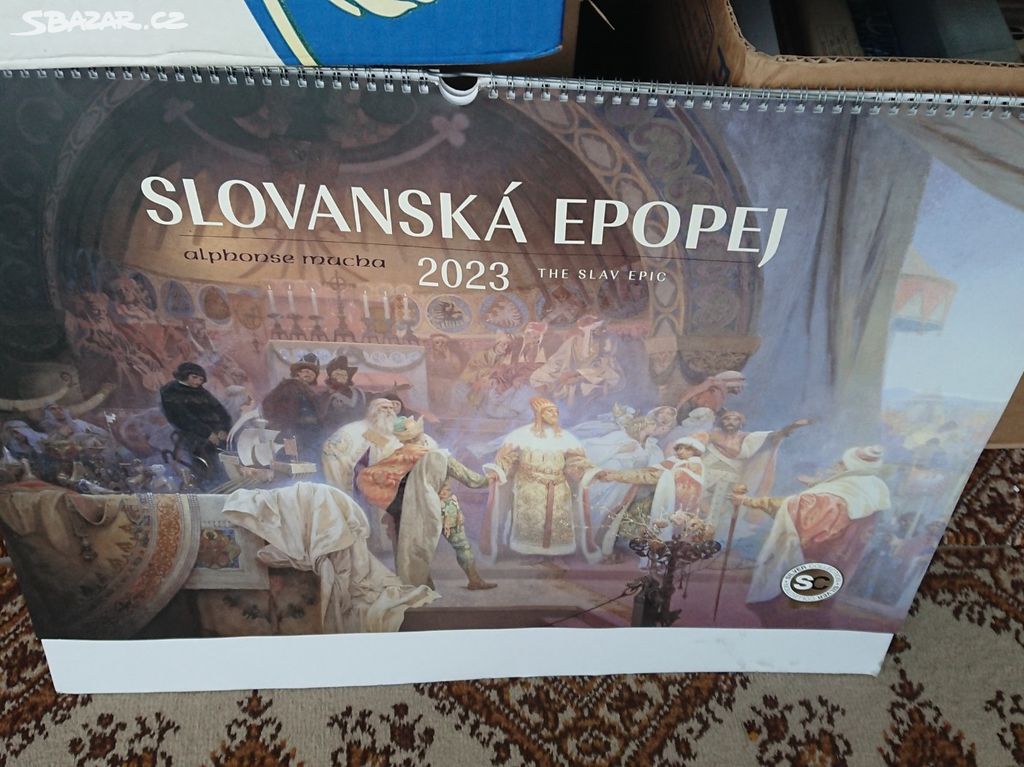 Kalendář Slovanská epopej Alphonse Mucha 2023