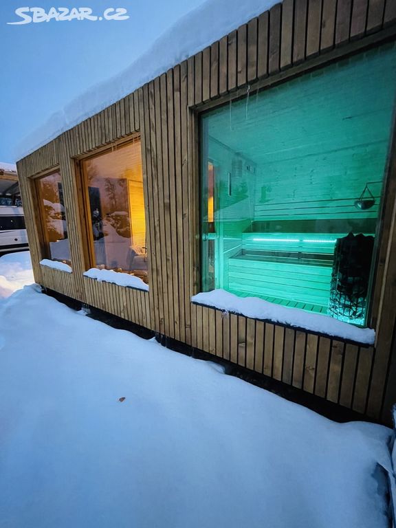 Finská sauna z kontejneru