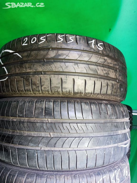 2x Letní pneu 205-55-16 R16 R Michelin pneumatiky