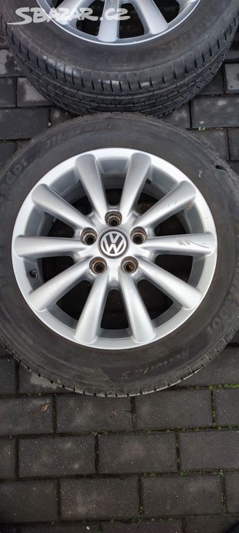 ALU kola + pneu VW T4/Sharan 99-2010 5x112 R16