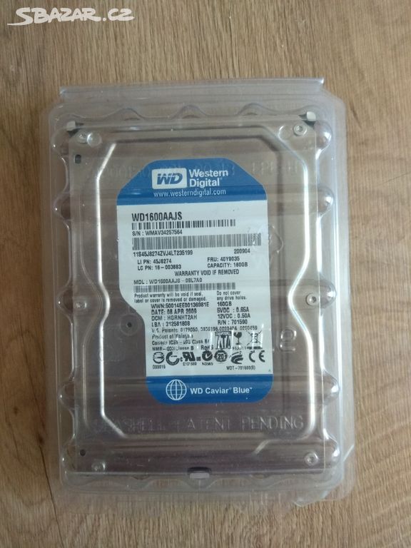 Pevný disk 160 GB, WD1600AAJS