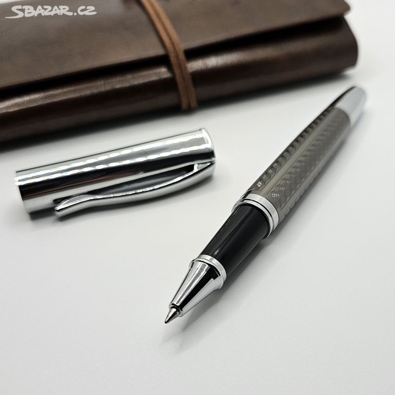 Kvalitní kovové pero SilverMoon s popisem na přání