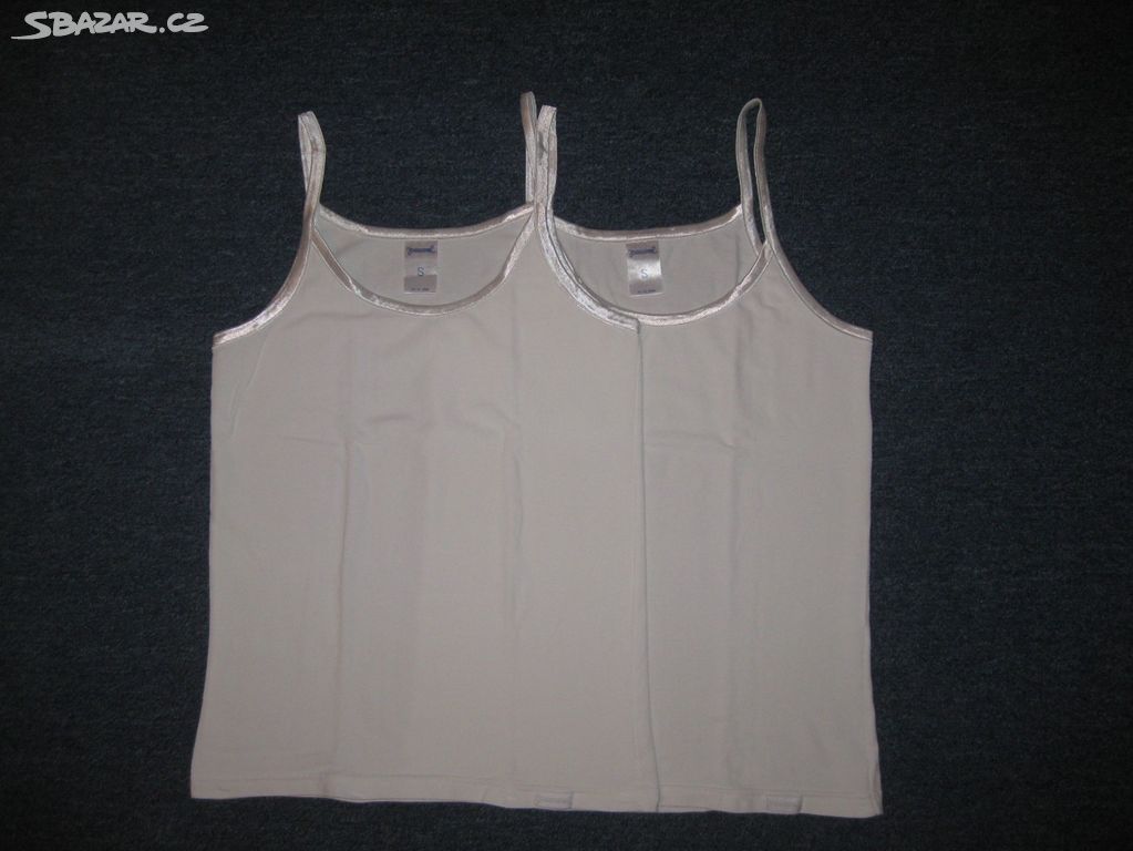 Bílé košilky Pascarel 2x velikost S