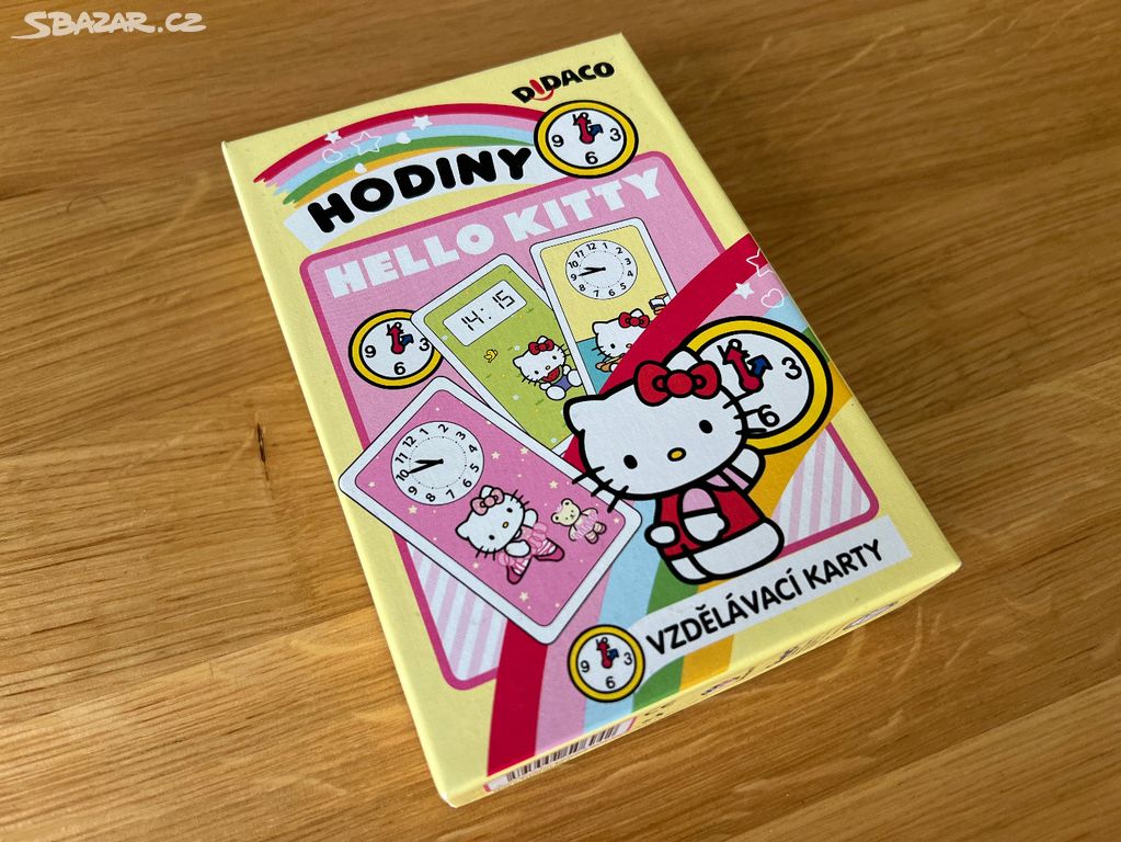 Vzdělávací karty HODINY s Hello Kitty