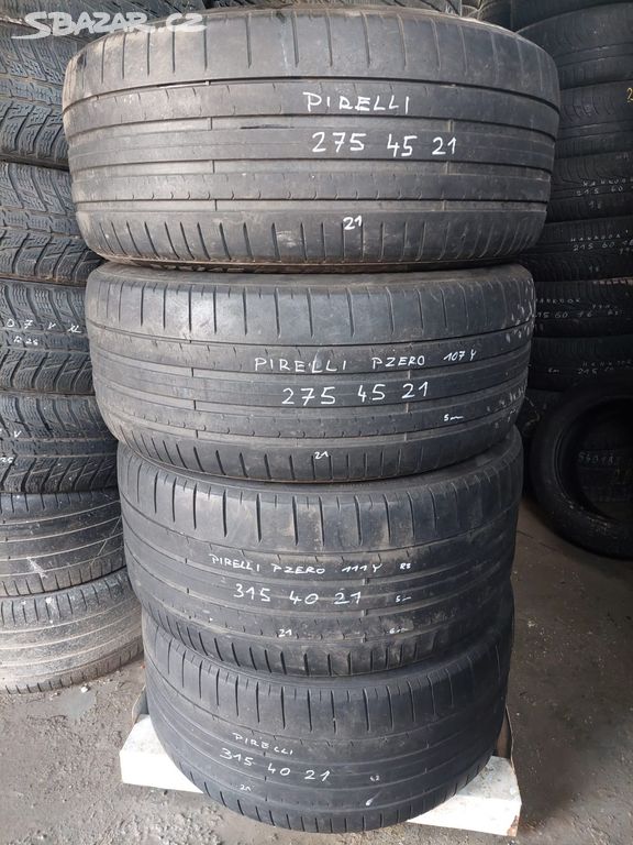 Letní pneumatiky 275/45 21 a 315/40 21 Pirelli