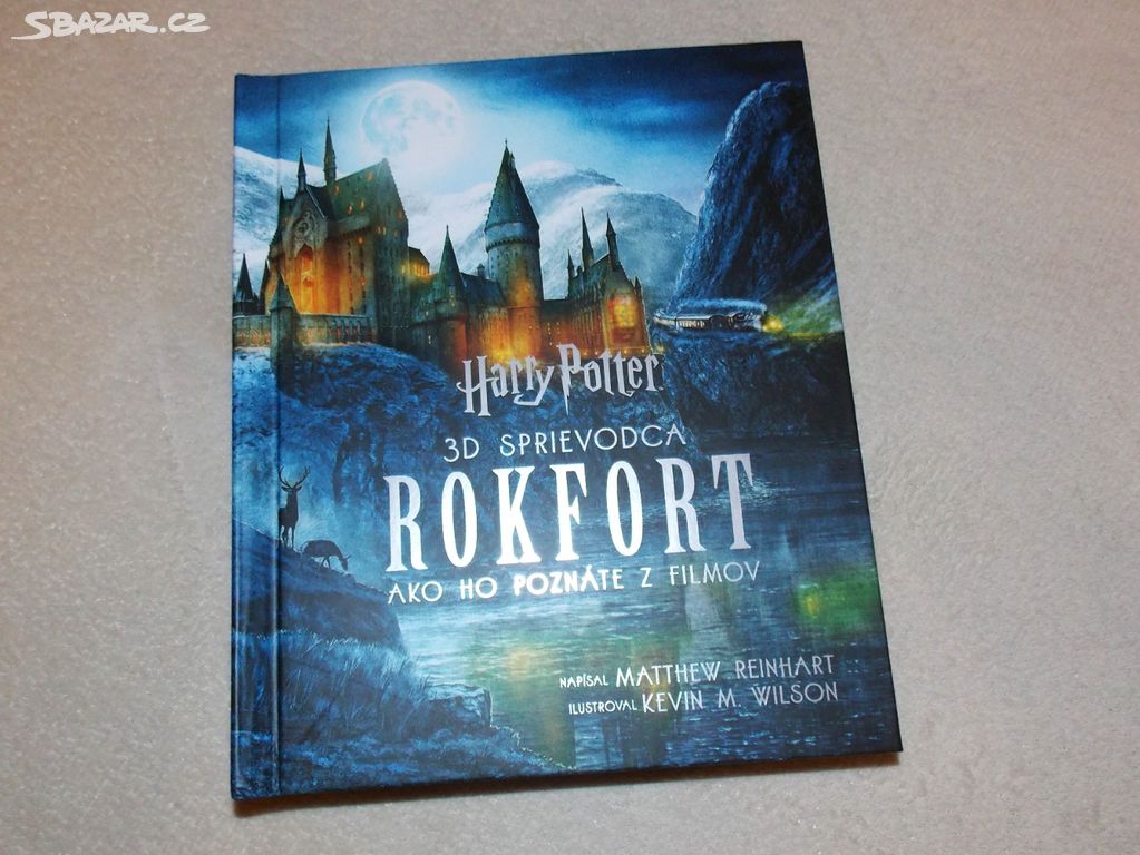 3D Kniha Harry Potter - slovensky.